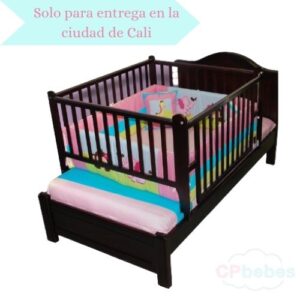 Cama cuna en pino canadiense