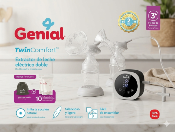 Extractor de Leche Eléctrico Doble Genial TwinComfort