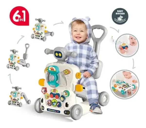 Andadera Caminador Scooter 6 en 1 para Bebé