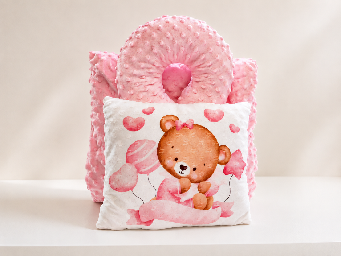 Set de Descanso para Bebé con Cobija y Almohada