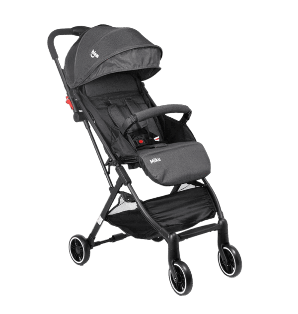 Coche Compacto Bium Miku Negro Plegable